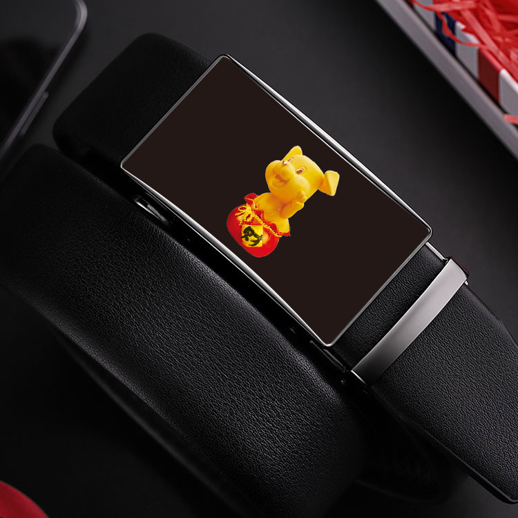 上譽專業(yè)生產(chǎn)3D光柵男士十二生肖皮帶